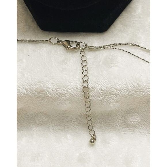 Vintage Multi-Strand Silver & Shades of Pink Beaded Necklace - Picture 4 of 7